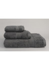 Juego 3 Toallas Gris 600 Gramos